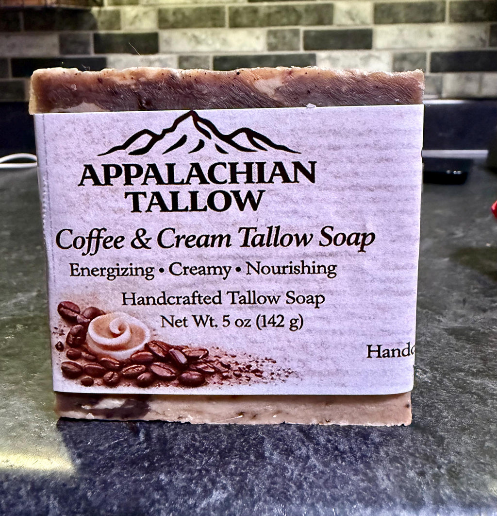 Grass-Fed Beef Tallow Soap | Handmade Natural Soap Bar | Cold Process | Sensitive Skin | Clean Ingredients