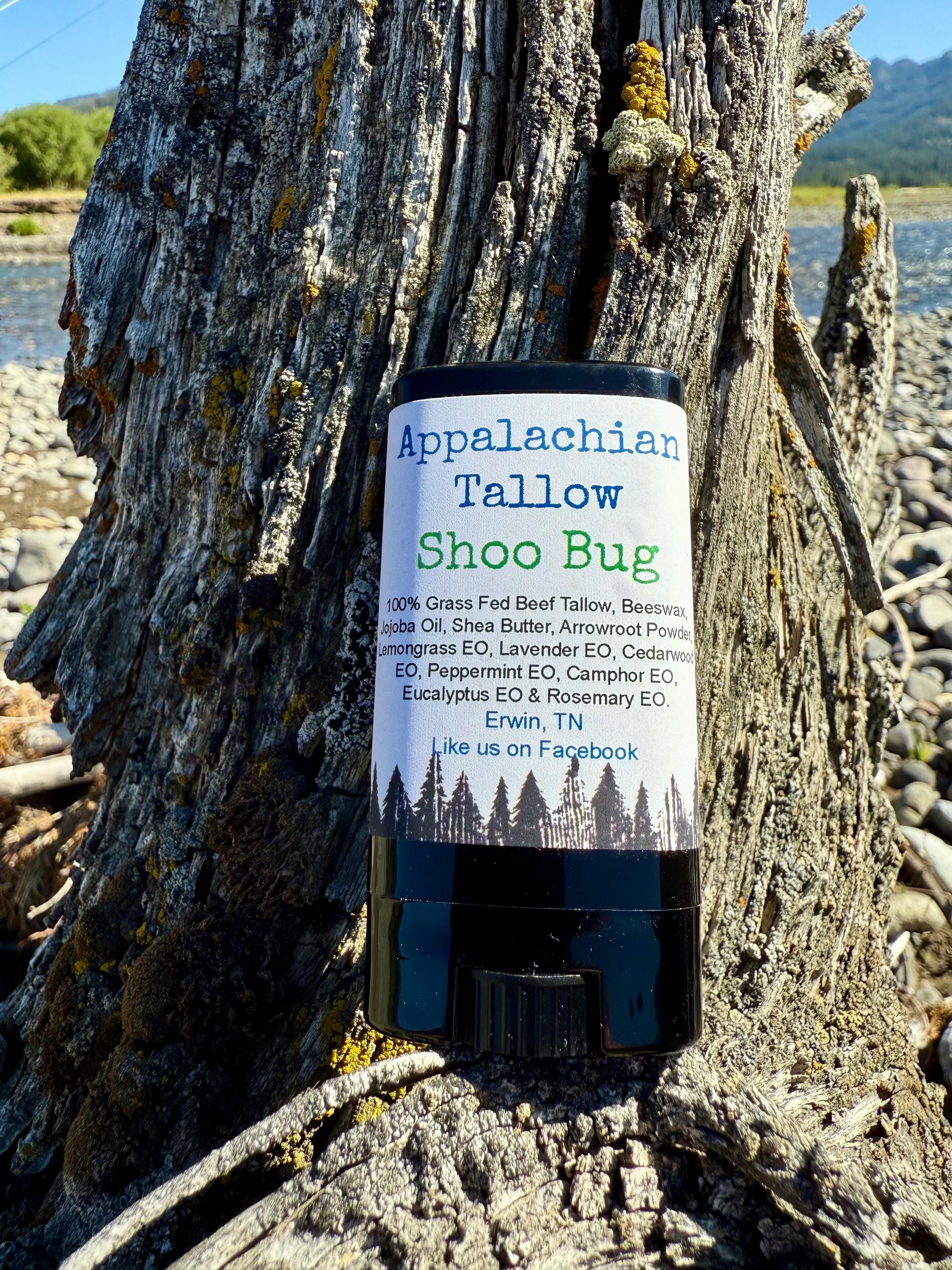 Shoo Bug - Natural Grass-Fed Beef Tallow Bug Repellent- Kid Safe