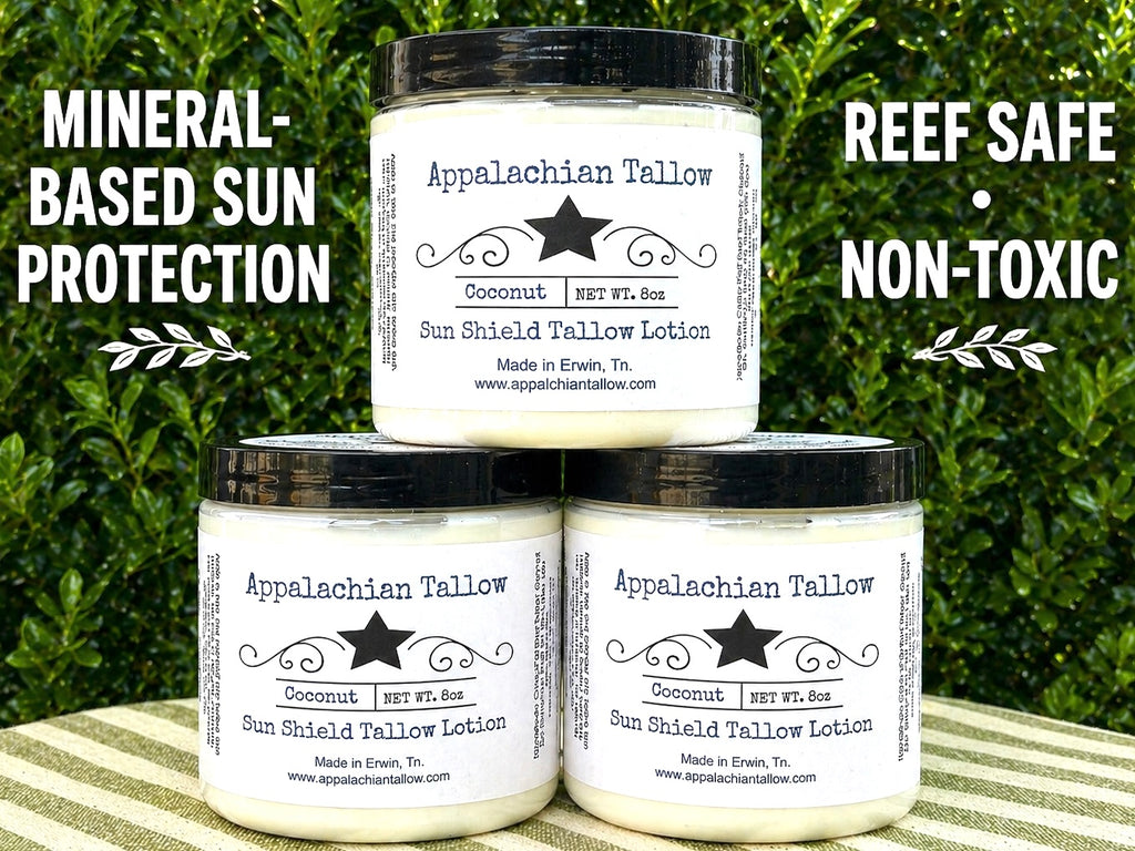 Appalachian Tallow Sun Shield Tallow Mineral Lotion — front product view