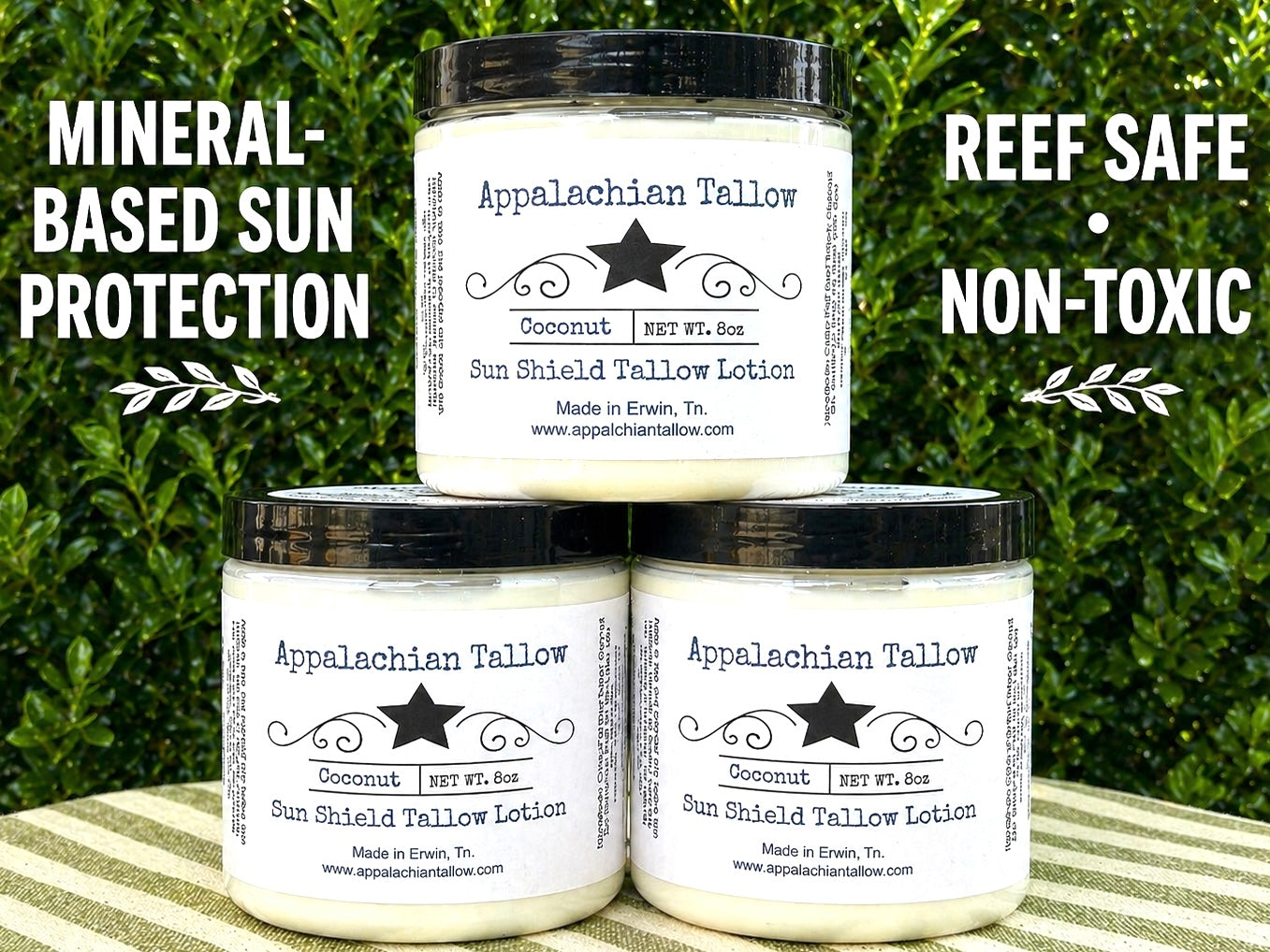 Appalachian Tallow Sun Shield Tallow Mineral Lotion — front product view