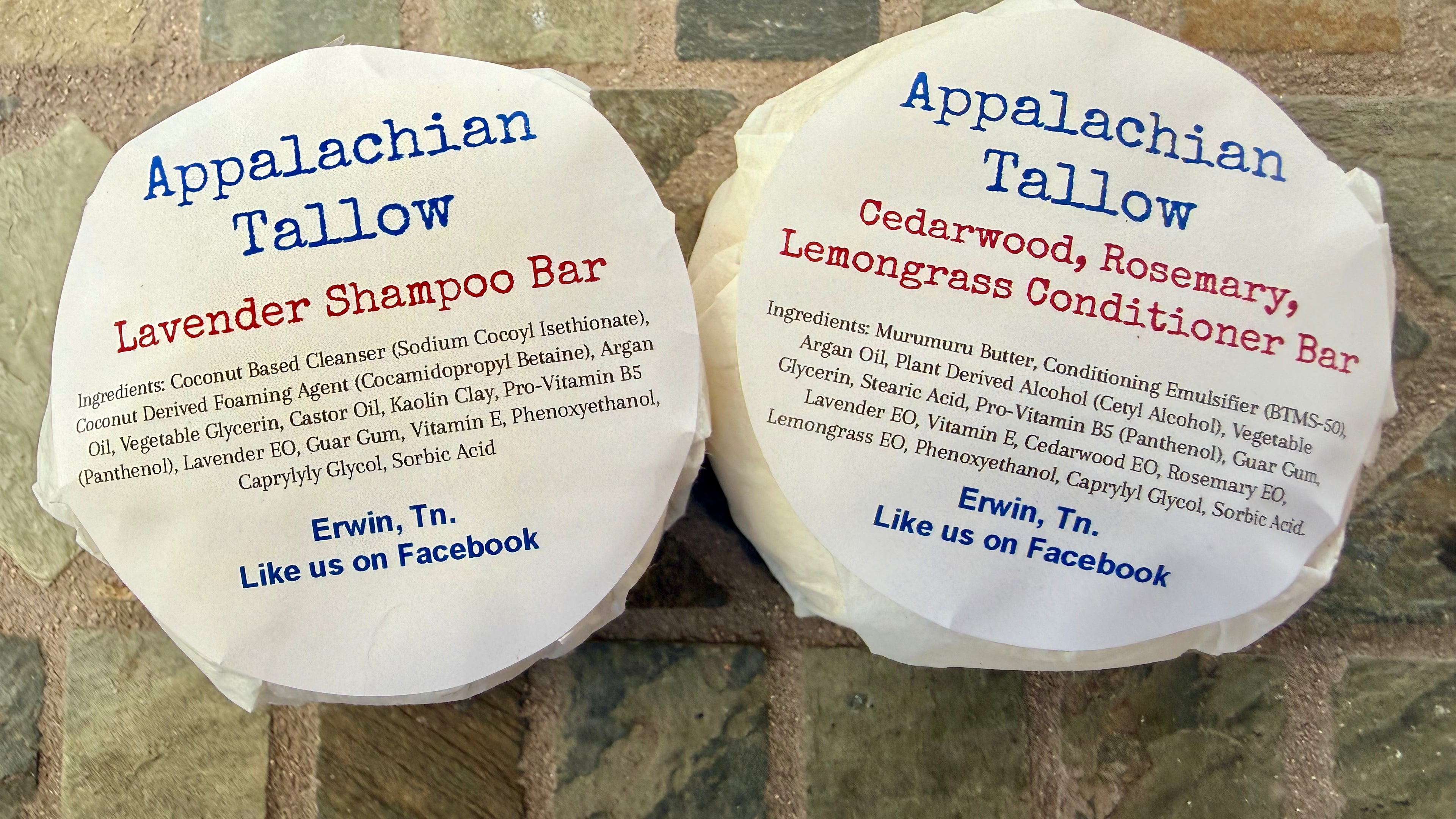 Natural Shampoo & Conditioner Bar Set |Sulfate-Free Hair Care