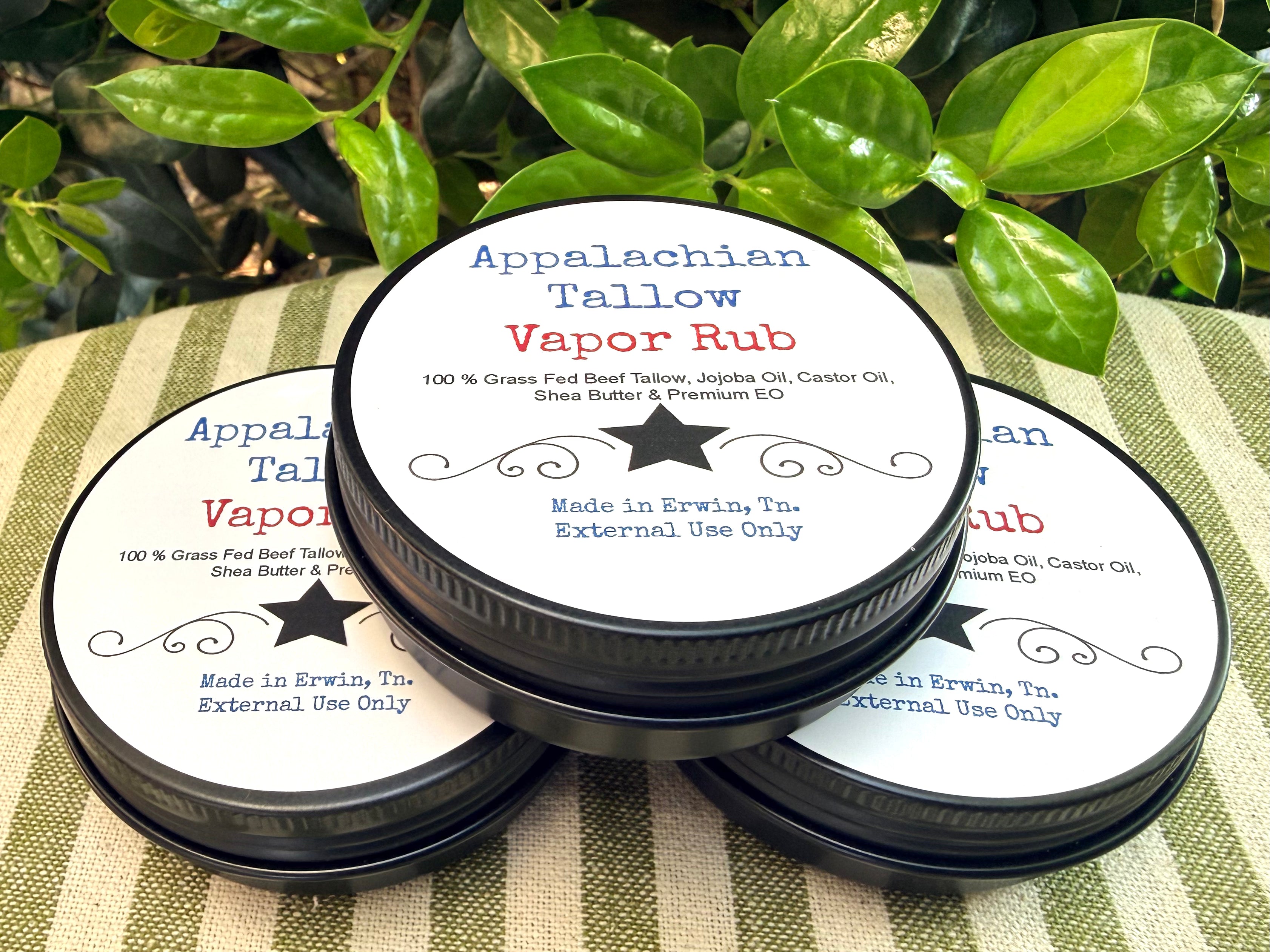 Appalachian Tallow Vapor Rub (2oz)