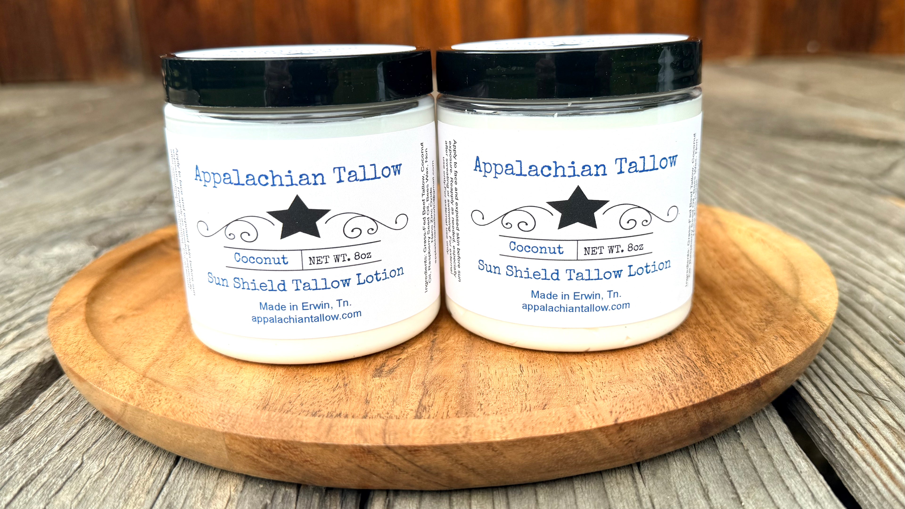 Appalachian Tallow Sun Shield Tallow Mineral Lotion — full product display