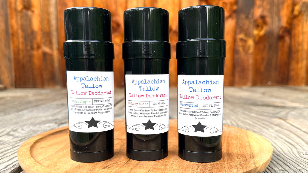 Grass-Fed Beef Tallow Deodorant | Sensative Skin Formula | Aluminum Free | Baking Soda Free | Natural & Nourishing
