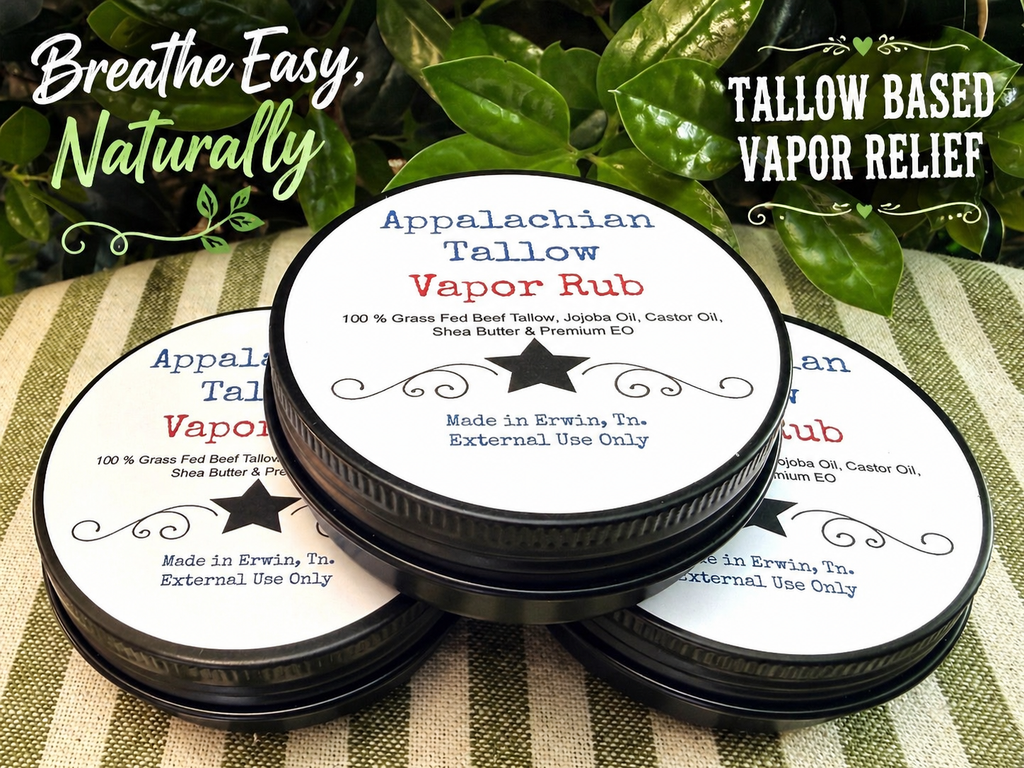 Appalachian Tallow Vapor Rub (2oz)