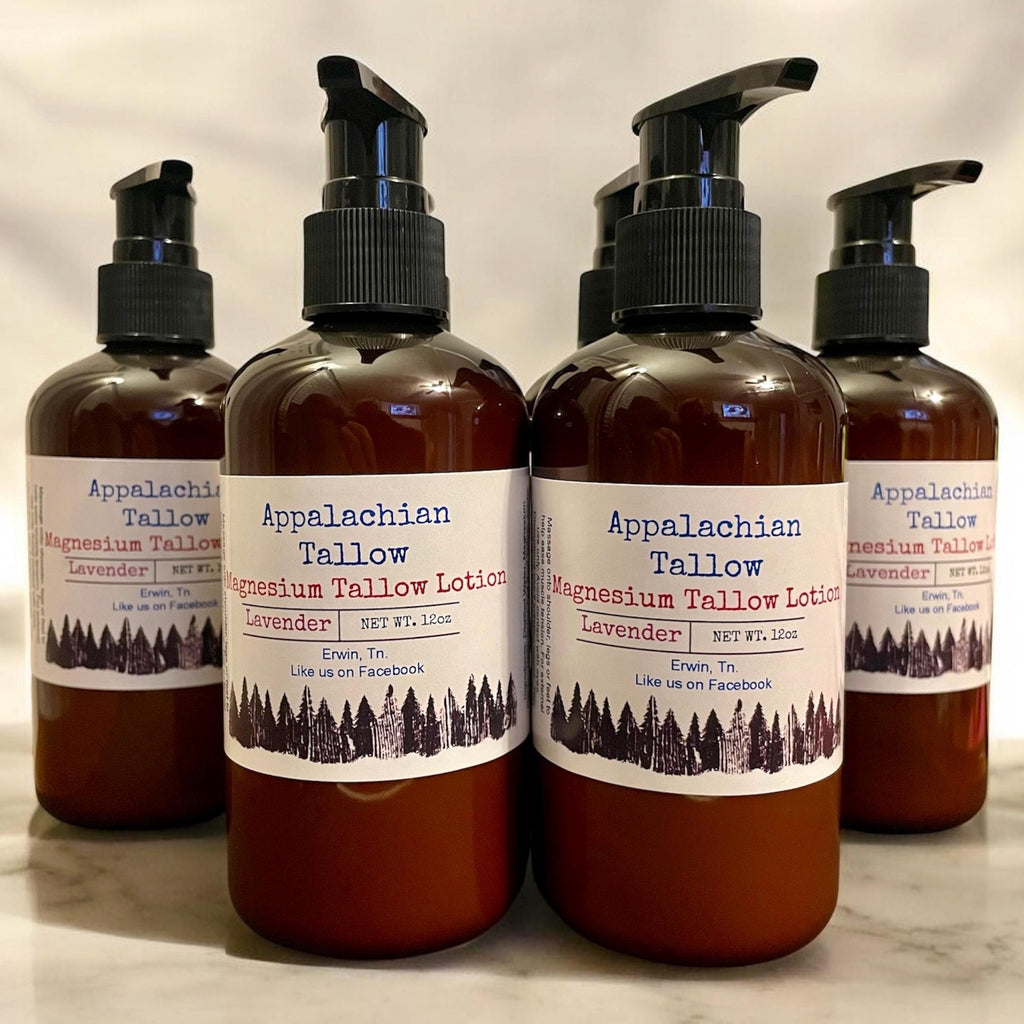 Magnesium & Grass-Fed Beef Tallow Lotion