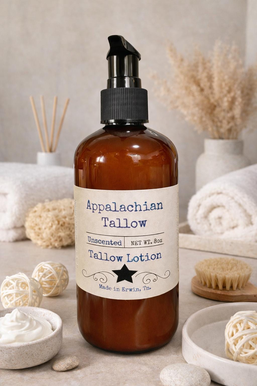 Grass-Fed Beef Tallow Face & Body Lotion