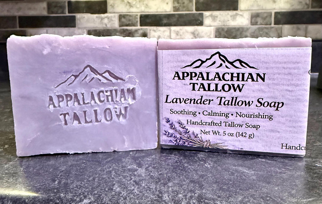 Grass-Fed Beef Tallow Soap | Handmade Natural Soap Bar | Cold Process | Sensitive Skin | Clean Ingredients