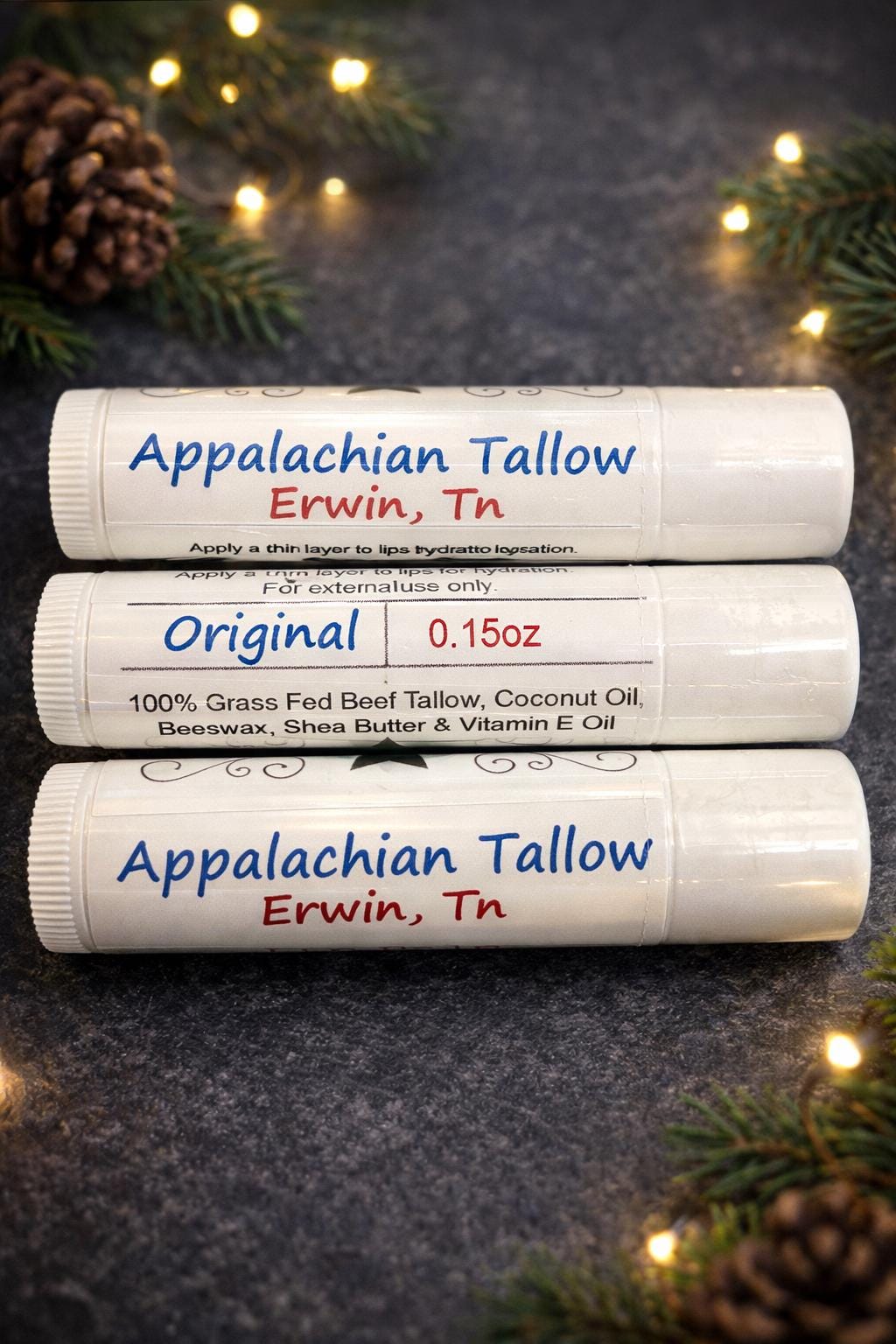 Grass-Fed Beef Tallow Lip Balm (3)