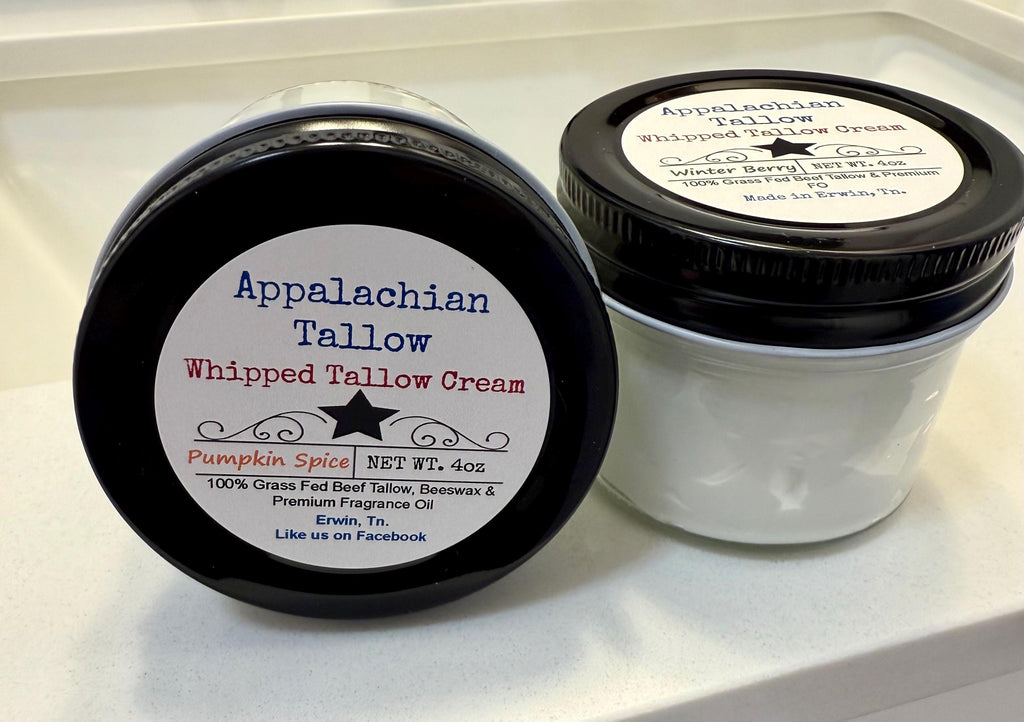 Grass-Fed Beef Tallow Whipped Face/Body Cream - 15 different scents to choose from!