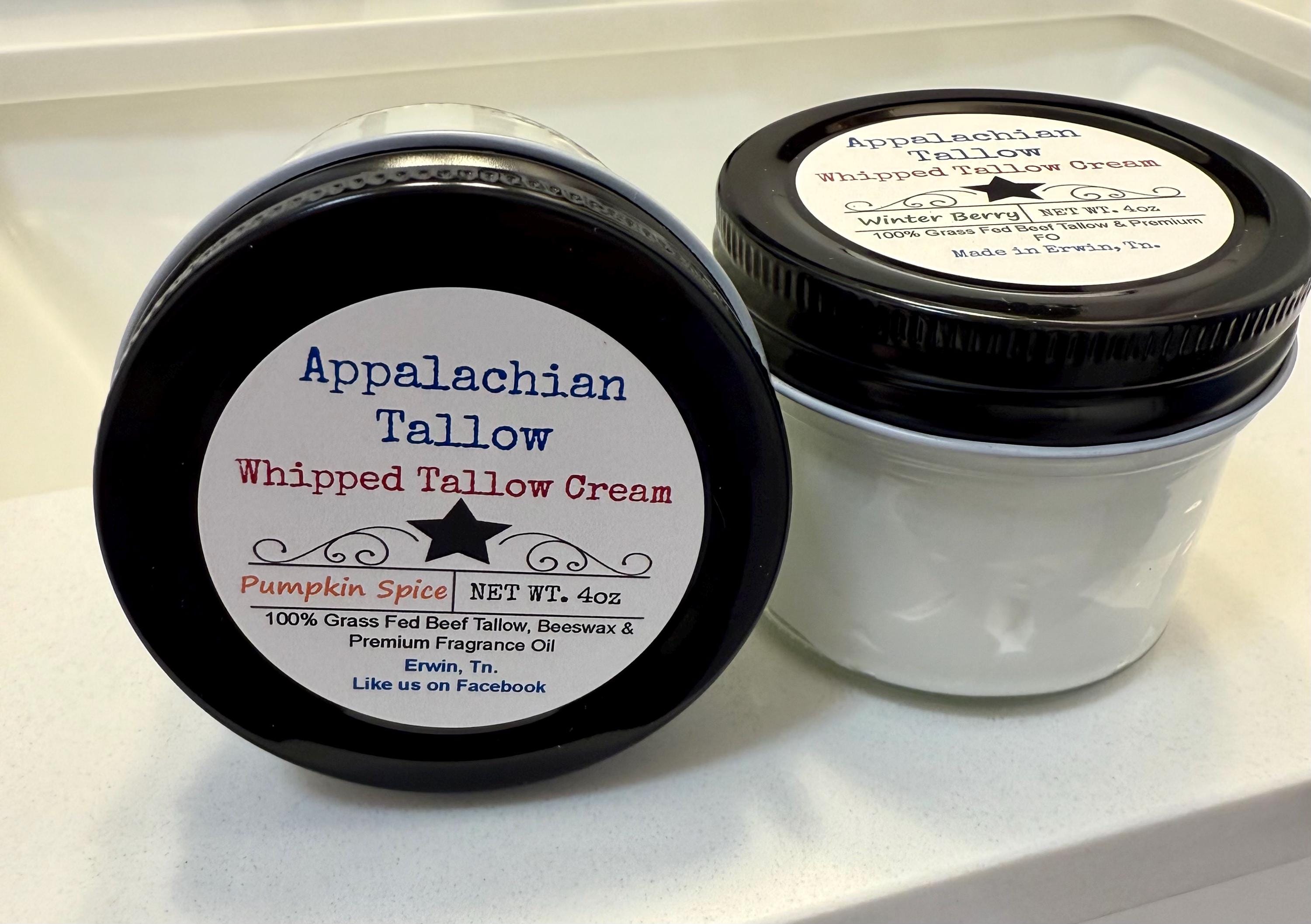 Grass-Fed Beef Tallow Whipped Face/Body Cream - 15 different scents to choose from!